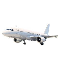 Obraz premium Free aeroplane in transparent background