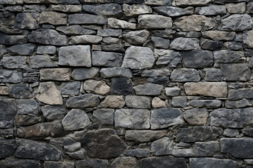 Obraz premium Processed collage of old medieval stone wall texture in daylight. Background for banner