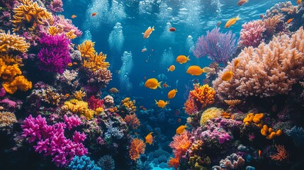 Underwater Paradise. A vibrant coral reef in stunning 4K resolution