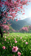 Fototapeta premium Spring background