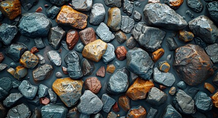 Collection of Rocks and Pebbles