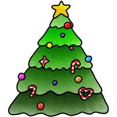 decorated christmas tree