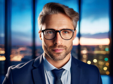 M&auml;nnerportrait im Businessoutfit