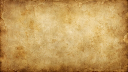 Fototapeta premium Textured, aged paper background with stains and creases, ideal for digital art.Grunge paper with a weathered look, versatile for creating vintage aesthetics old paper texture background 