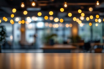 blurred empty space office