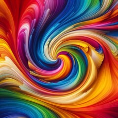 Fototapeta premium Fluid Spectrum. Generated AI