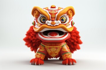 Fototapeta premium Cartoon toy representation celebration.