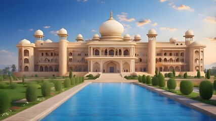 Obraz premium The stunning mansion 