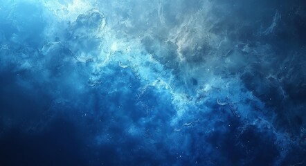 Fototapeta premium Oceanic Nebula, Deep Space Exploration, Cosmic Depths, Starry Night Vistas, Astronautical Views