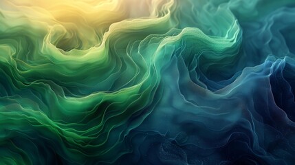 Fototapeta premium Vibrant Ocean Abstract Art