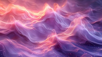 Fototapeta premium Dreamy Cosmic Waves Illustration