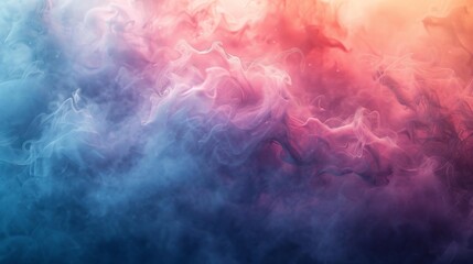 Obraz premium Vibrant Abstract Background with Purple, Blue and Pink Fog Effect