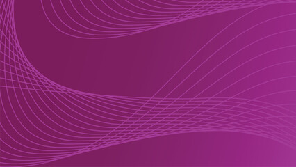 Abstract glowing wave lines on gradient background. Dynamic modern wavy pattern design. Modern Futuristic technology concept flowing wavy thin lines.