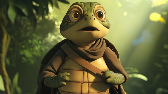 Join our web series with a wise turtle narrating history through enchanting animation!