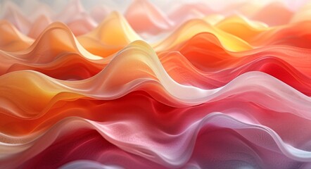 Obraz premium Wave-like Patterns in Artistic Style