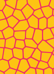 Voronoi diagram geometric tile texture, background, stone texture, print fabric vector mosaic patterns. Irregular cells background pattern. 2D Geometric shapes.