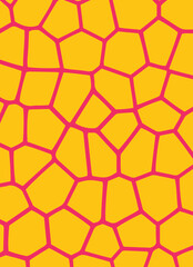Voronoi diagram geometric tile texture, background, stone texture, print fabric vector mosaic patterns. Irregular cells background pattern. 2D Geometric shapes.