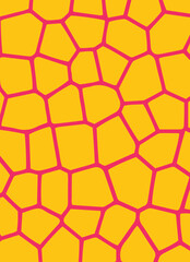 Voronoi diagram geometric tile texture, background, stone texture, print fabric vector mosaic patterns. Irregular cells background pattern. 2D Geometric shapes.