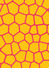 Voronoi diagram geometric tile texture, background, stone texture, print fabric vector mosaic patterns. Irregular cells background pattern. 2D Geometric shapes.