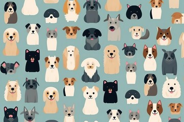 Dog pattern backgrounds mammal.