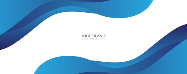 Dynamic abstract blue wave design on white background. Ideal for presentations, web design, or branding projects.