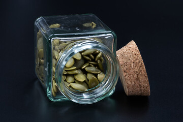 pumpkin seeds, food, healthy food, natural, vegetarian, health,