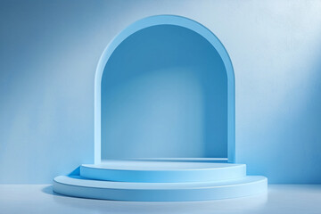 Serene Pastel Blue Product Display