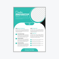 Corporate Business agency flyer design template