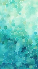 Teal watercolor abstract halftone background pattern