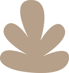 Abstract form set. Geometric minimal shape. Modern contemporary. Scribble bizarre boho figures.  