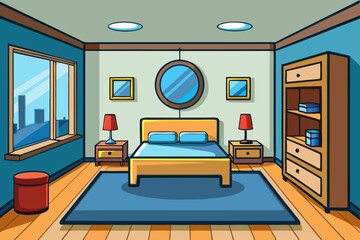 A big modern bedroom