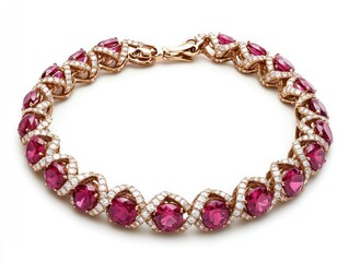 Sophisticated Ruby Bracelet