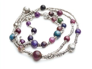 Vintage Silver and Gem Necklace