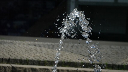 噴水のある公園