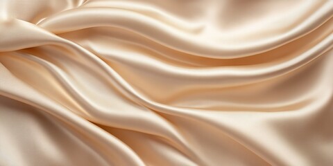 Obraz premium 2:1 ベージュのドレープ布素材01