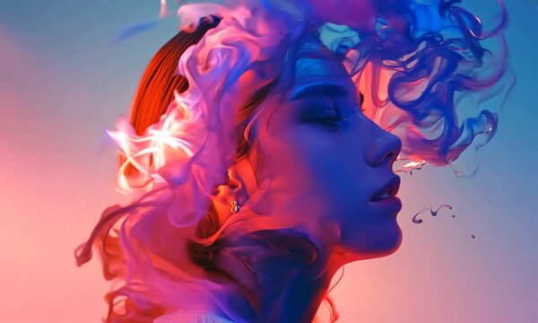 Brain impulses. Thinking prosess