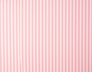 Obraz premium Vintage-Inspired Pink Floral Tablecloth with Striped Border - Add a Touch of Romance to Your Home Decor 