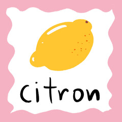 lemon in Swedish