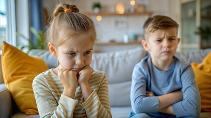 angry siblings at home