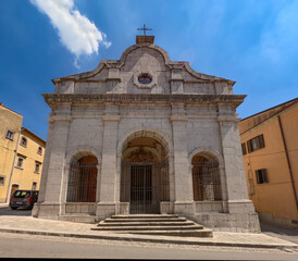 A church of Cerreto Sannita, a town in Campania, Italy.