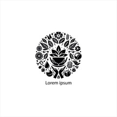 a wellness logo design concept