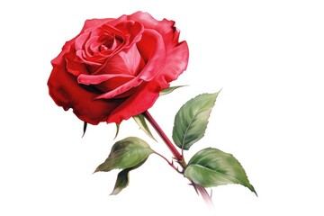 Fototapeta premium Flower rose plant inflorescence.