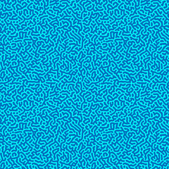 blue Turing reaction diffusion pattern vector background