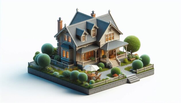 3D house building