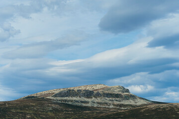 Merrahogda Mountain of the Venabygdsfjellet Mountains, Innlandet, Norway, in late summer.