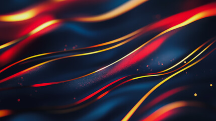 Abstract digital background electromagnetic wave background Innovation digital wave, information technology background and luxury background with golden line decoration and curve light effect