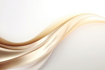 Fototapeta premium Free plain white background with gold wave