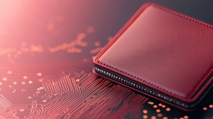 Digital wallet with smart contract integration, showing advanced financial capabilities, Wallet smart contracts, Advanced digital finance