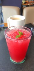 Watermelon juice is good for quenching thirst