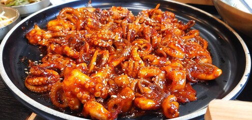 Stir-fried squid